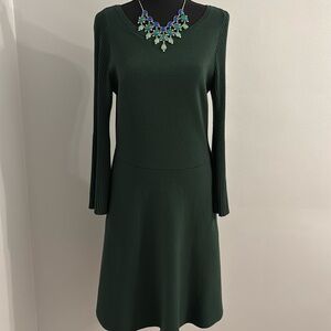 Sweater dress with bell sleeves, excellent condition, knee length